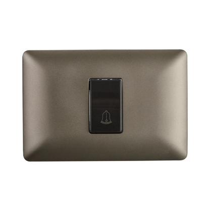 Boton Pulsador De Timbre Café 10A 250V