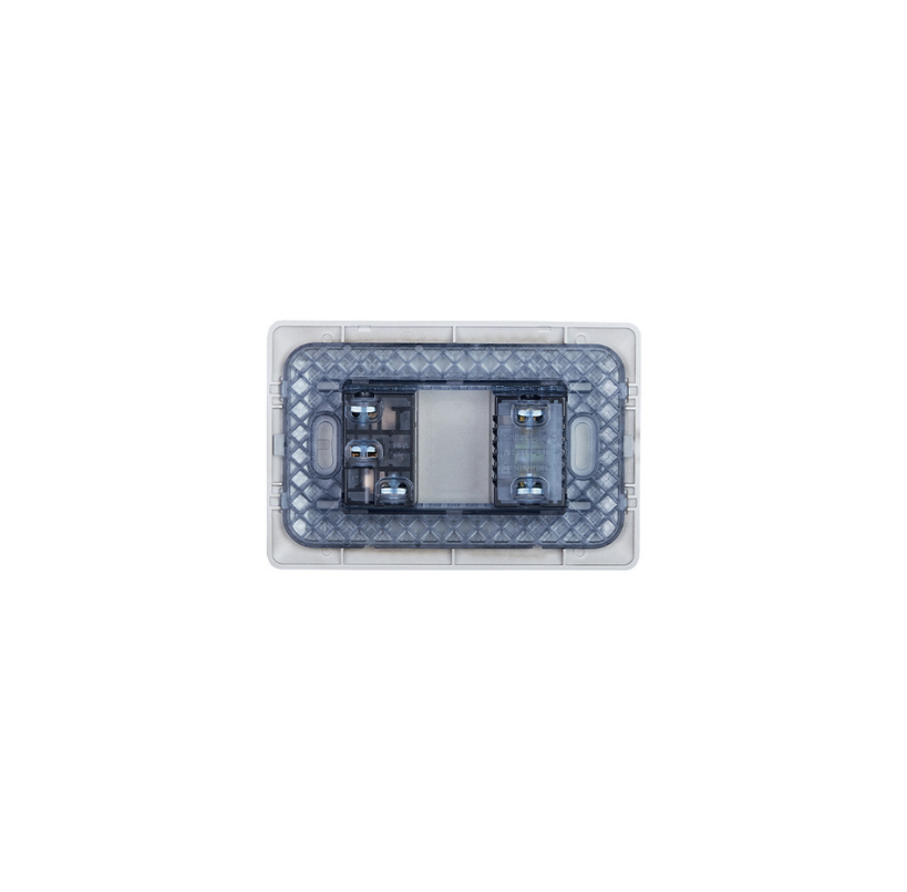 Tomarcorriente Simple 10A 250V + Toma USB Café