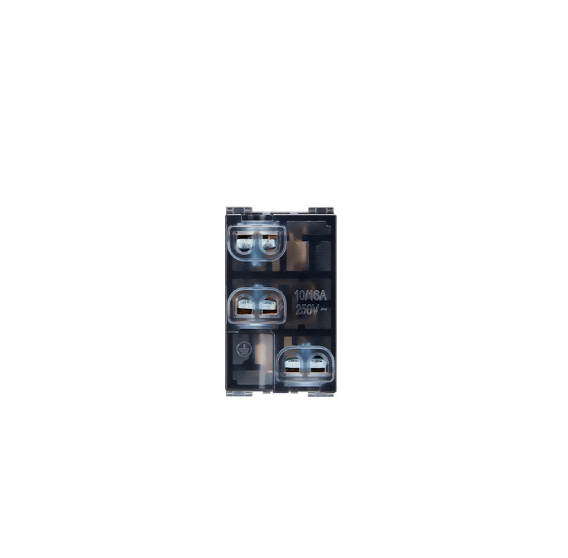 Modulo Enchufe Tomacorriente Grafito 10/16 10a 250v SEC