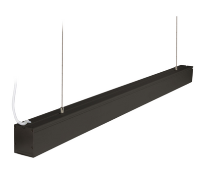 Luminaria Led Lineal Colgante Negro 40w 5070 120cm