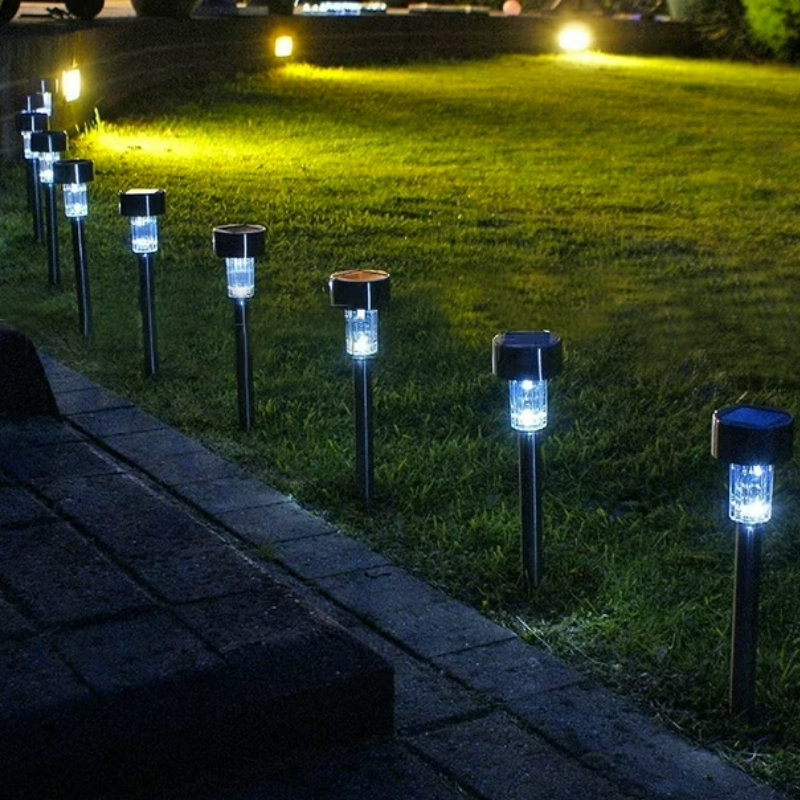 Estaca Solar Led Luz fría Pack 5 unidades