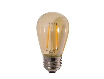 Pack 10 Ampolletas Led Vintage Mini Edison S14 Rosca Normal 2W