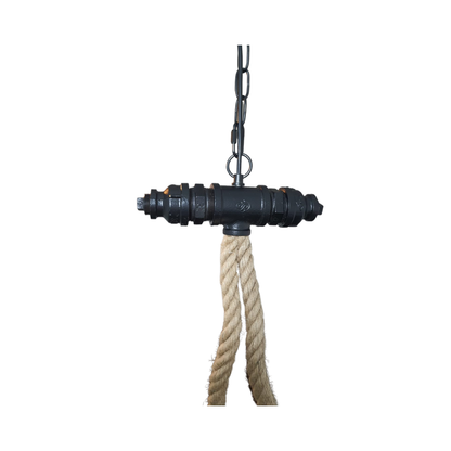 Lámpara Colgante R¨²stica Vintage Doble Soga E27 + Ampolletas
