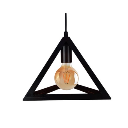 Lampara Colgante Hexagono E27 Modelo Alpha