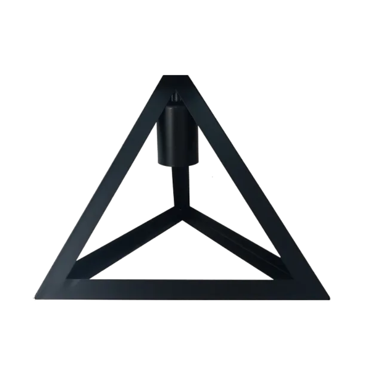 Lampara Colgante Hexagono E27 Modelo Alpha