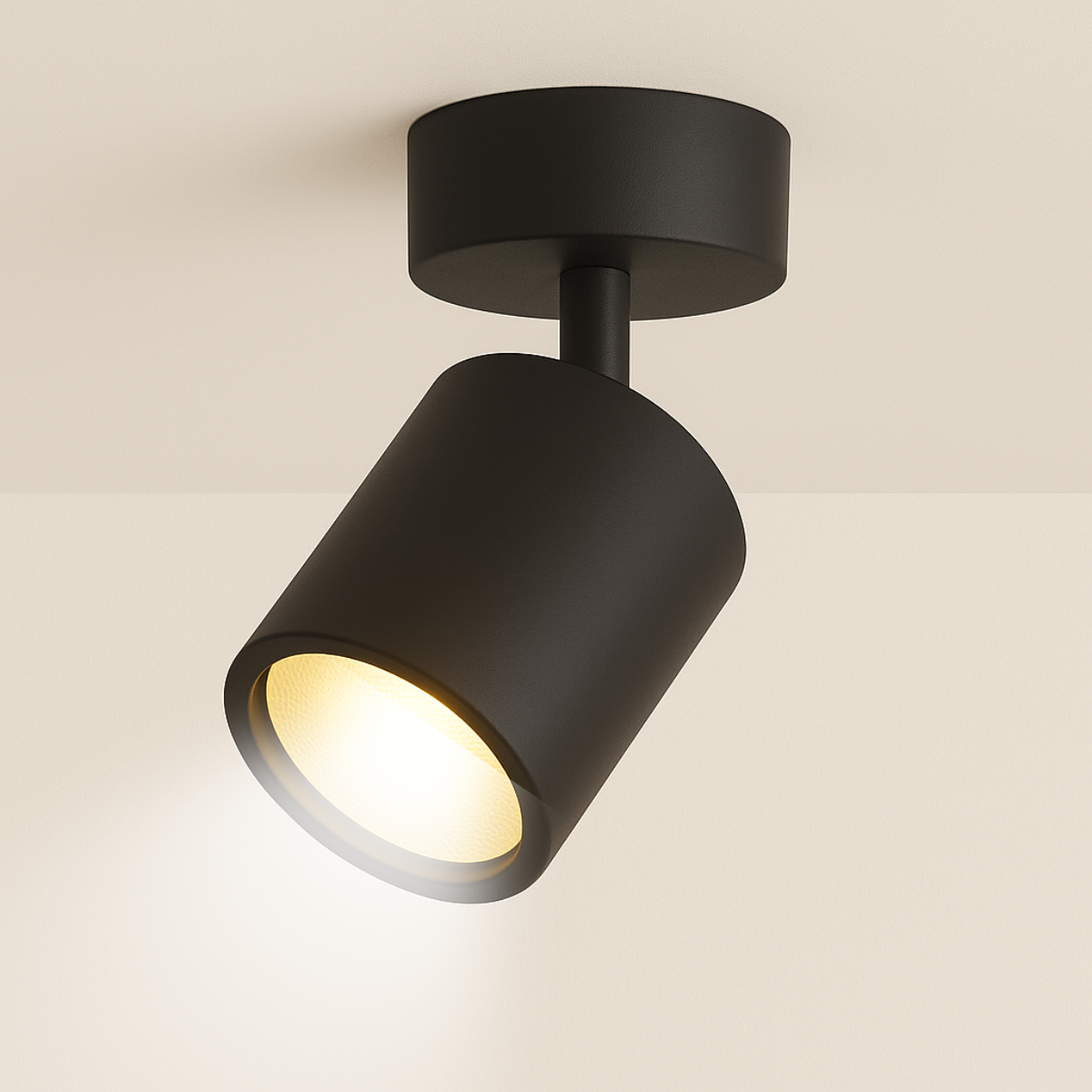 Aplique Negro Porta Ampolleta Dicroica Gu10 Dirigible