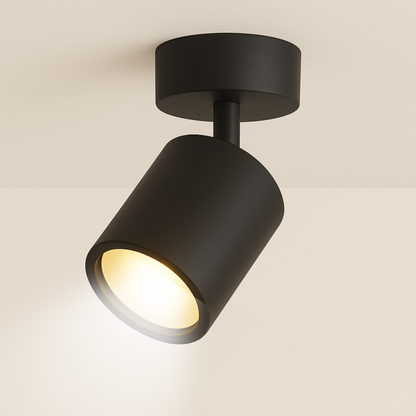 Aplique Negro Porta Ampolleta Dicroica Gu10 Dirigible