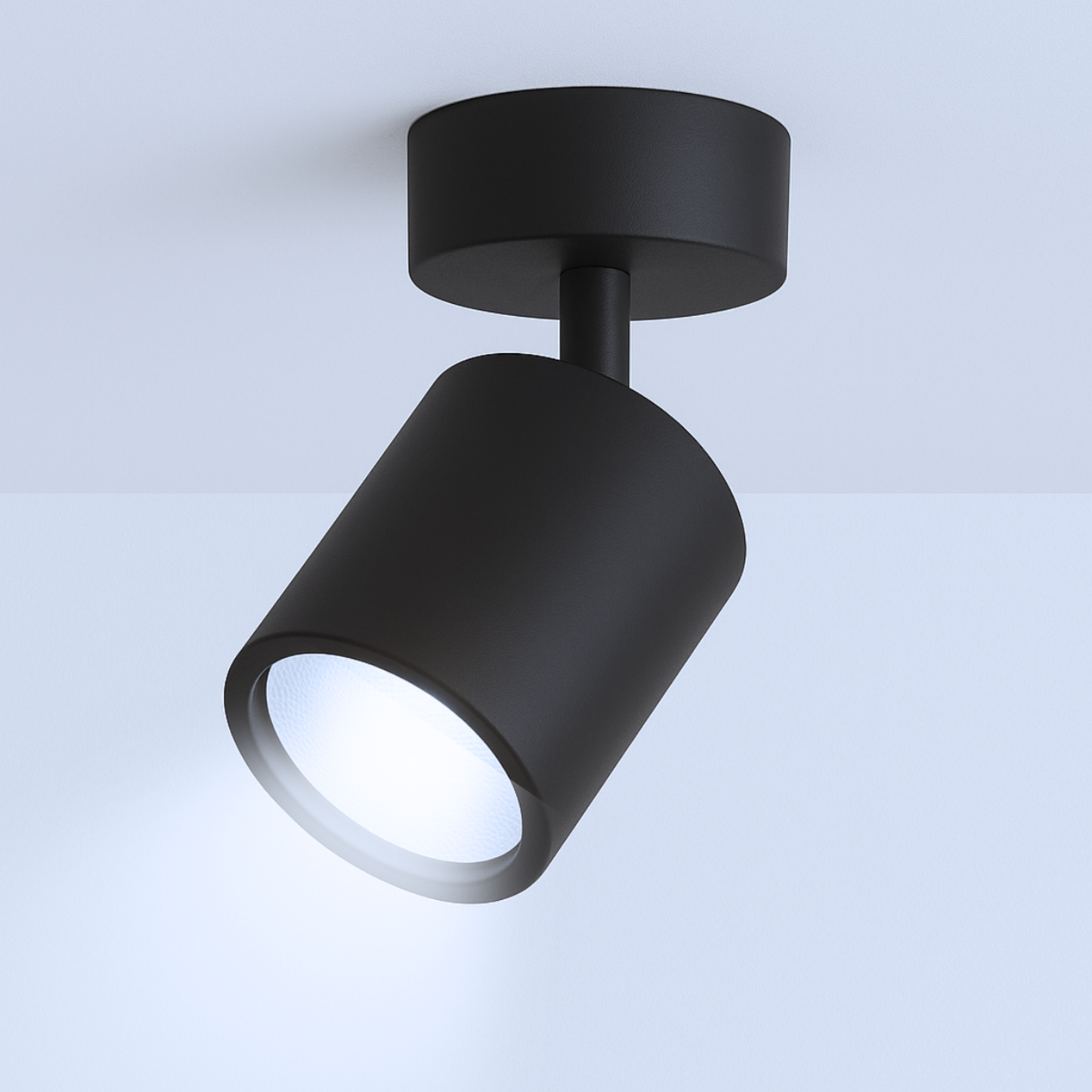 Aplique Negro Porta Ampolleta Dicroica Gu10 Dirigible