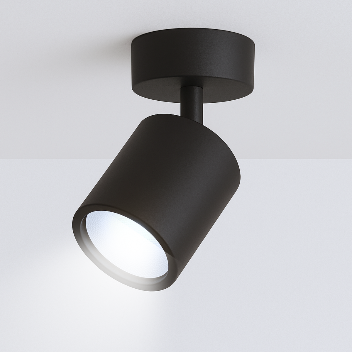 Aplique Negro Porta Ampolleta Dicroica Gu10 Dirigible