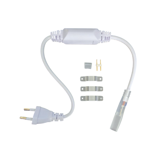 Enchufe Conector para Cinta Led Neón 220V