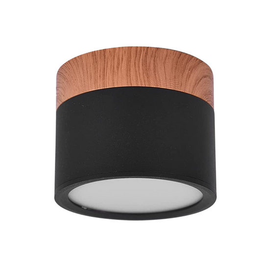 Panel Sobrepuesto Con Madera Decorativo Led 6w