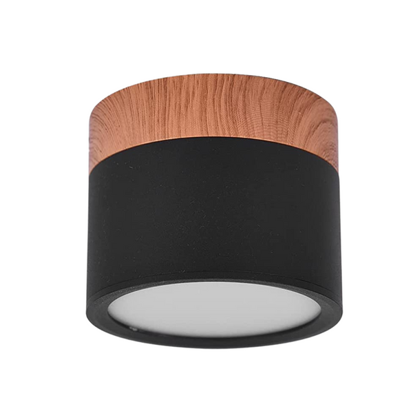 Panel Sobrepuesto Con Madera Decorativo Led 6w