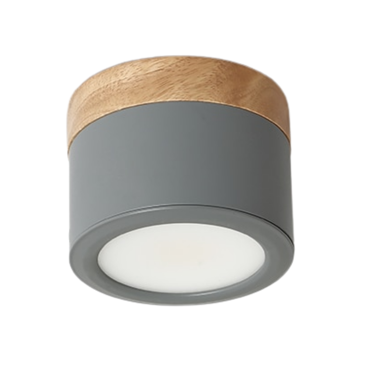 Panel Sobrepuesto Con Madera Decorativo Led 6w Luz Fria