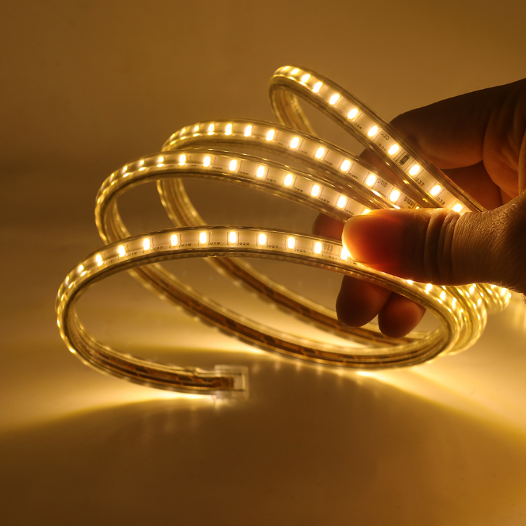 Cinta Led Impermeable 5 Metros con Conector Al 220v