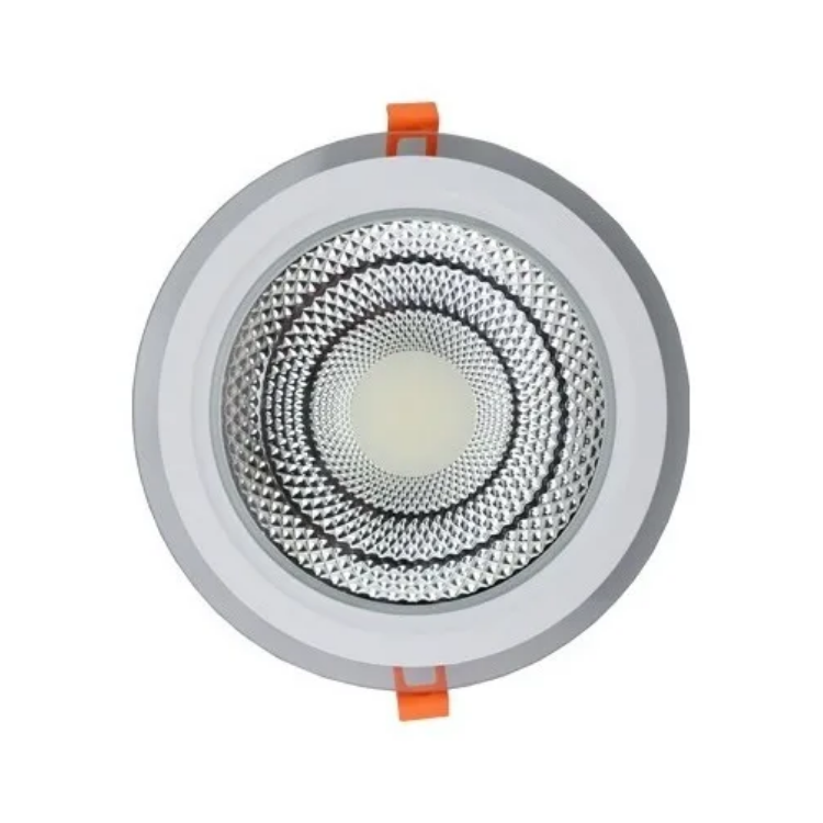 Panel Led Embutido Borde De Vidrio 6w Elegante