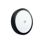 Panel Plafon Led Sobrepuesto Redondo Negro 18w Sensor Movimiento