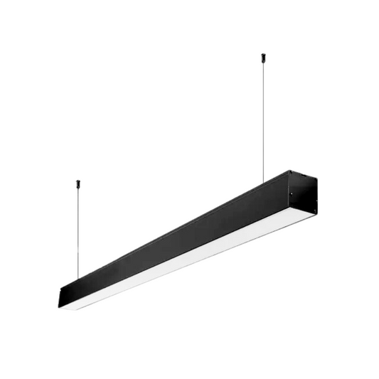 Luminaria Led Lineal Colgante Negro 40w 5070 120cm