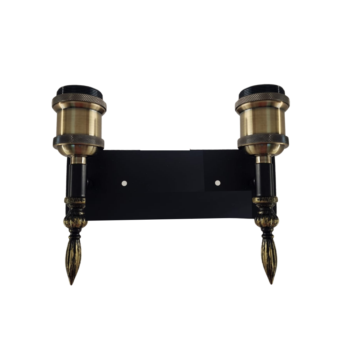 Aplique Doble E27 Bronce