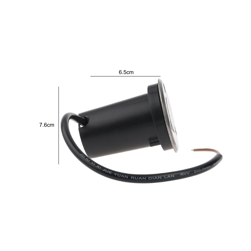 Foco embutido Para Piso 1W 3000K IP67