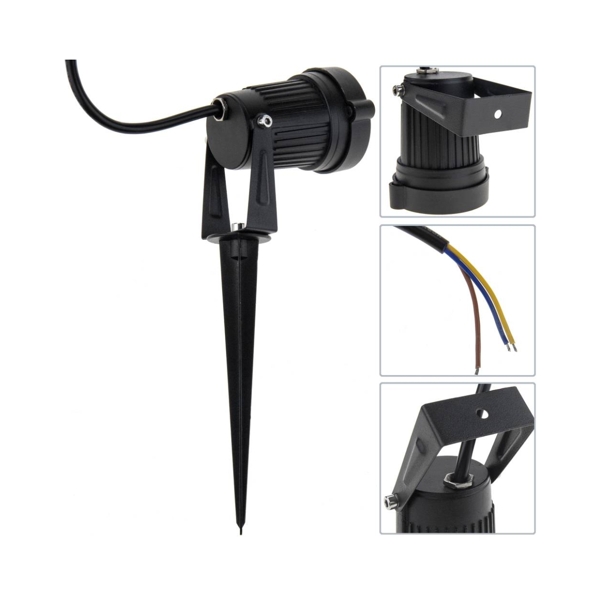 Foco Led con Estaca 1W 3000K Luz cálida