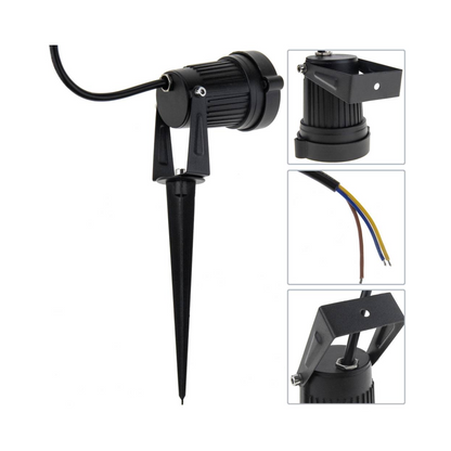 Foco Led con Estaca 1W 3000K Luz cálida