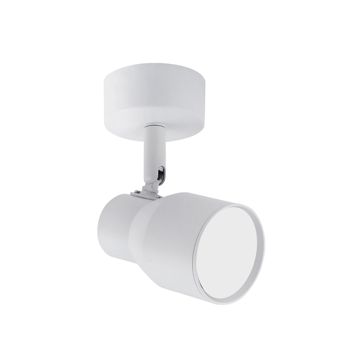 Aplique Simple Blanco con Ampolleta Dicroica Gu10 Dirigible Modelo Hiades