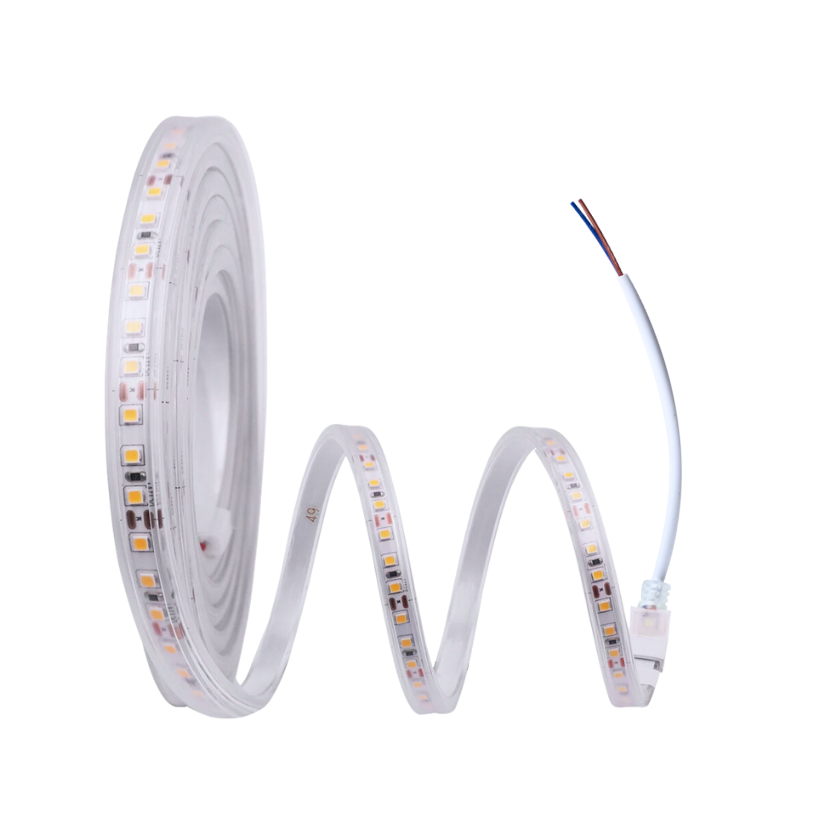 Cinta Led Impermeable con adhesivo 5 Metros + Conector Al 220v