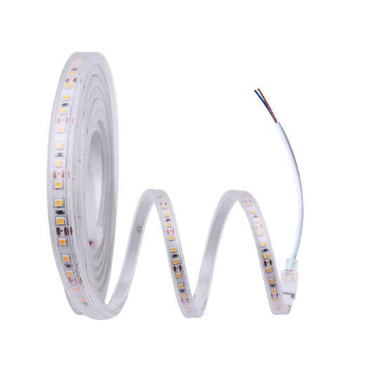 Cinta Led Impermeable con adhesivo 5 Metros + Conector Al 220v
