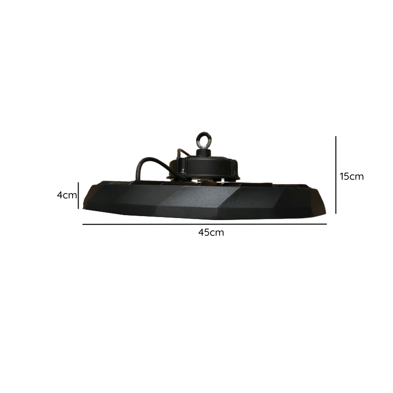 Campana Ufo Dimerizable Modelo Zeta 300W 6000K 45000LM 2 Años de Garantía