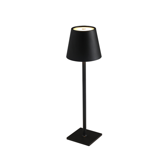Lampara Led Negra Tactil Recargable Dimeable con Usb