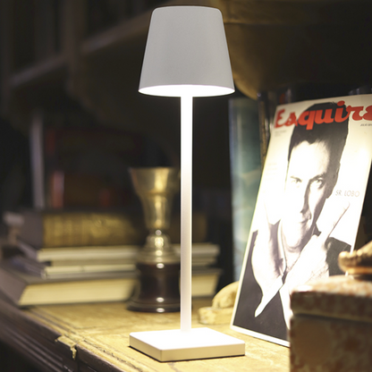 Lampara Led Blanca Tactil Recargable Dimeable con Usb