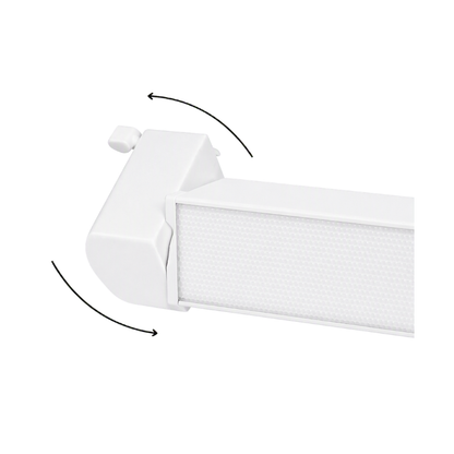 Foco Riel Monofásico Blanco Empavonado Móvil 10w 220v Modelo Cygnus