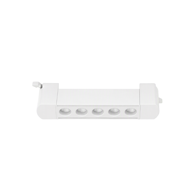 Foco Riel Monofásico Blanco 24° Móvil 10w 220v Modelo Cygnus