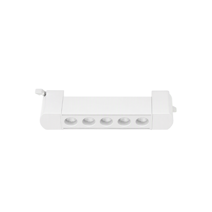 Foco Riel Monofásico Blanco 24° Móvil 10w 220v Modelo Cygnus