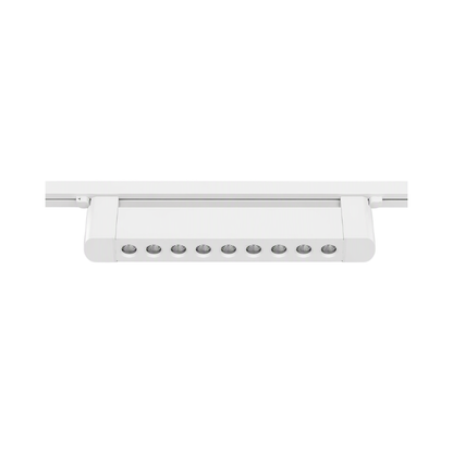 Foco Riel Monofásico Blanco 24° Móvil 20w 220v Modelo Cygnus