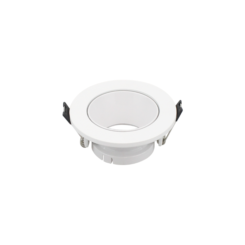 Foco Embutido Blanco Basculante Porta Gu10 con Difusor