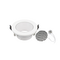 Foco Embutido Blanco Basculante Porta Gu10 con Difusor
