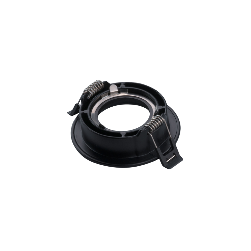 Foco Embutido Slim Negro Basculante Porta Gu10 con Difusor