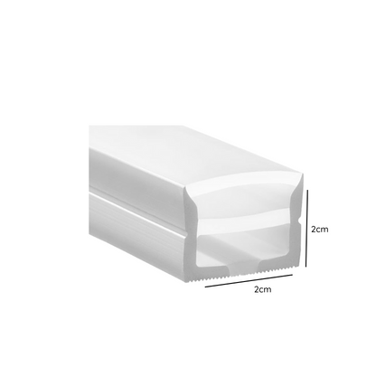 Difusor empavonado para Cinta Led Flexible 20x20 10 metros
