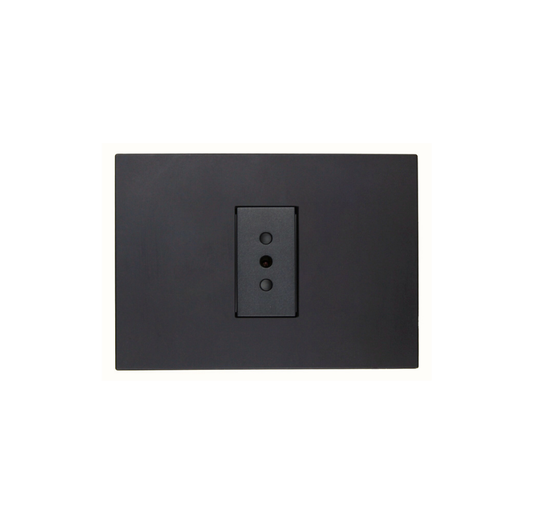 Enchufe Simple Teclon Grafito 10A 250V SEC