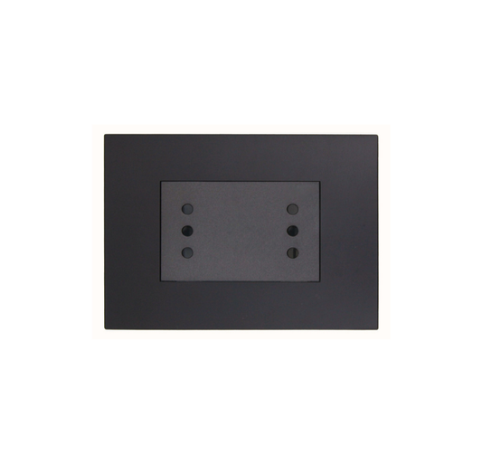 Enchufe Doble Punteado 10A 250V Teclon Grafito