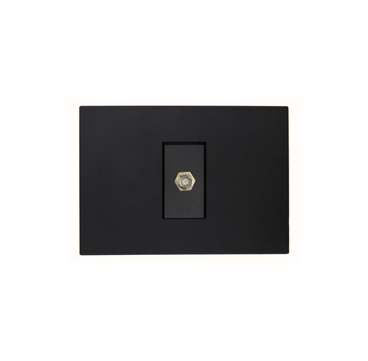 Toma Coaxial RG6 Teclon Grafito