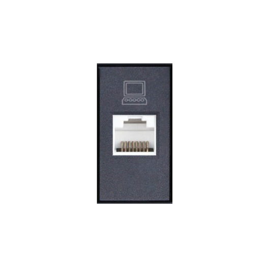 Modulo Toma Red Computacion RJ45/6E Negro