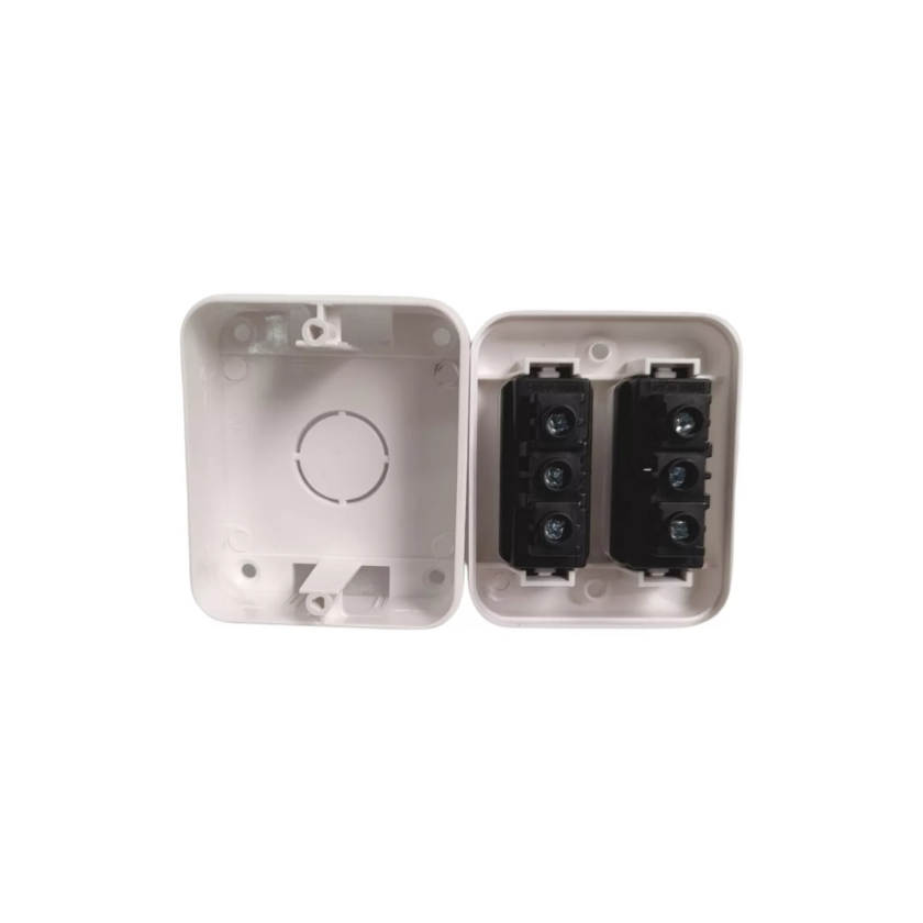 Casquete Sobrepuesto Enchufe Doble 10/16 250V