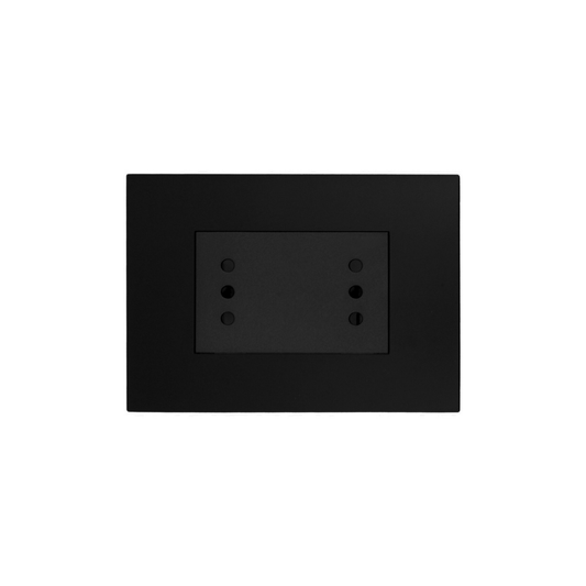 Enchufe Doble Punteado 10A 250V Teclon Negro