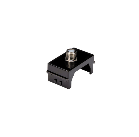 Modulo Toma Coaxial Rg6 Tv Video Hembra Negro