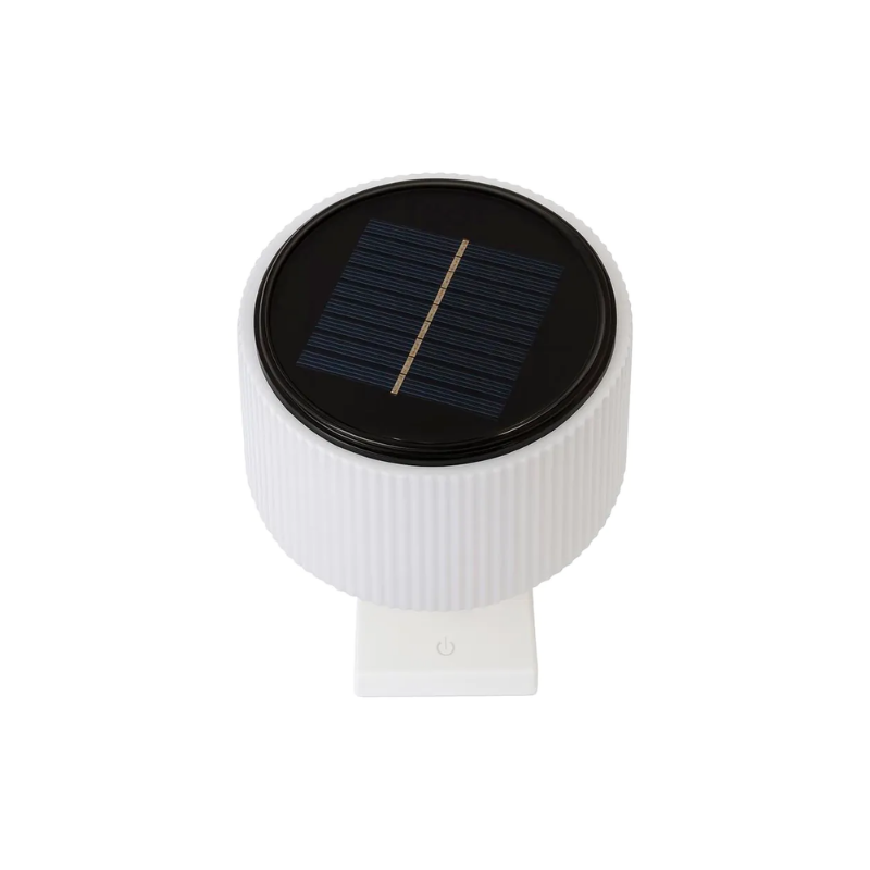 Lampara Led Blanca Tactil Solar + USB C