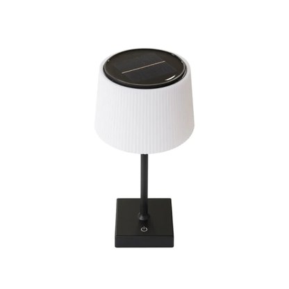 Lampara Led Negra/Blanca Tactil Solar + USB C