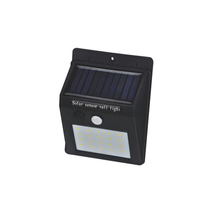 Foco Aplique Solar A Muro con Sensor de movimiento 3W 600LM Luz fría