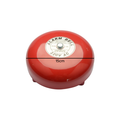 Timbre Campana Campanilla Alarma 220v 95db 6"
